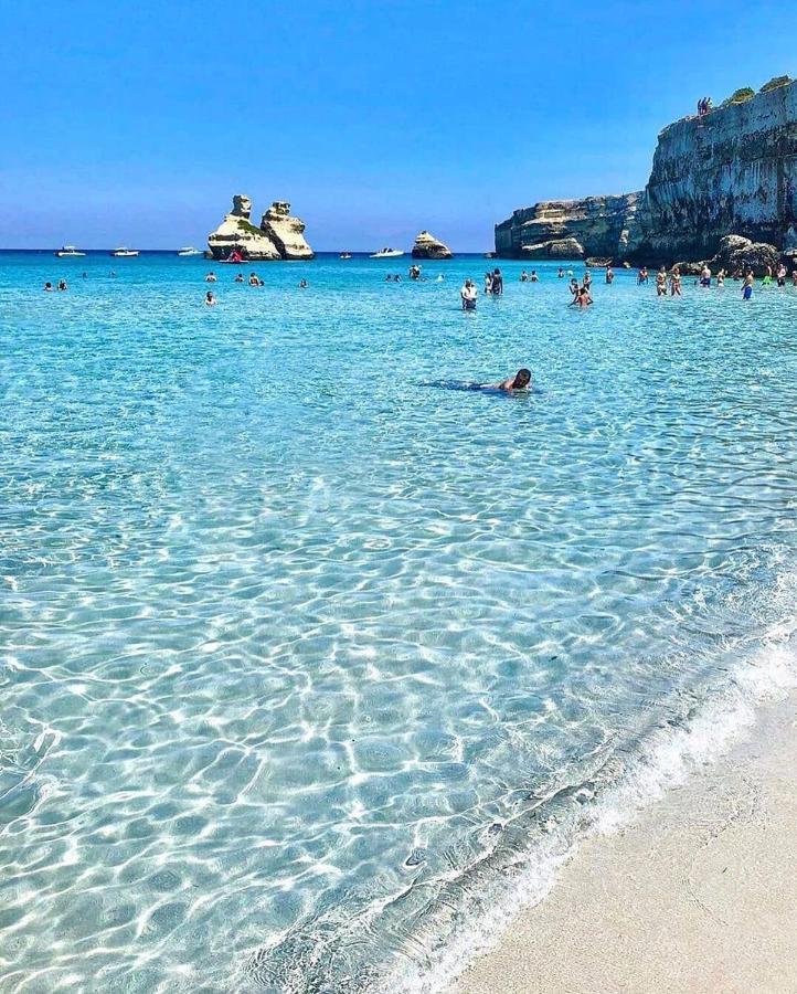 Вилла Torre Dell'Orso Centro - Villino Vista Mare Con Ampio Giardino Экстерьер фото